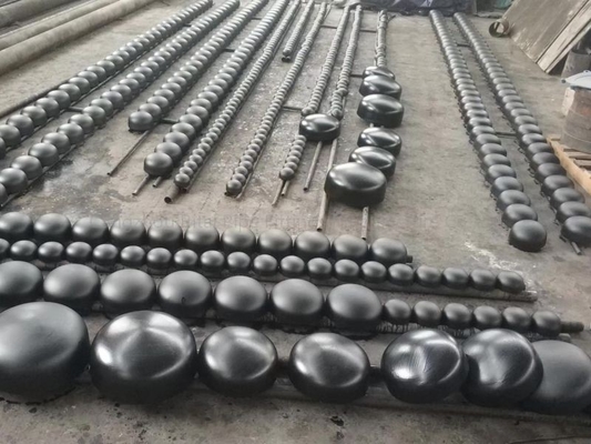 BW Uç Boru Bağlantı Kapağı Karbon Çelik ASME B16.9 XS Sch 80 1/2''- 48''