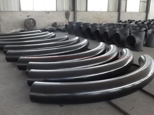 Sch 40 5D Boru Dirsekleri LR API 5L Gr. B Dikişsiz BW Paslanmaz Çelik 90 Derece Dirsek