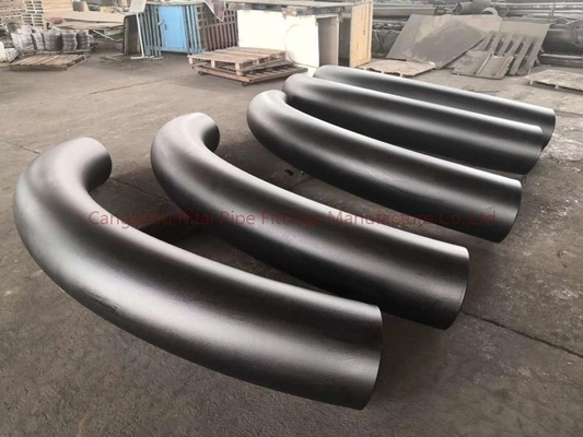 Sch40 Sch80 90 Derece Dirsek Bükme ASTM A105 Karbon Çelik A53 106GR.B Kaynak