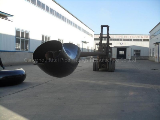 MSS SP44 Siyah Çelik Kaynaklı Dirsek JIS B2220 XXS Büyük Çaplı Boru Ek Parçaları 48'' STD