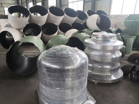 ASTM 180 Derece Çelik Alın Kaynak Dirsek Kısa Yarıçap Sch 100 Karbon Çelik %100 RT
