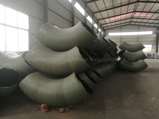 ASTM 180 Derece Çelik Alın Kaynak Dirsek Kısa Yarıçap Sch 100 Karbon Çelik %100 RT