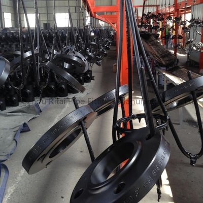 PN16 Karbon Çelik Flanş ANSI B16 5 A105N Lap Joint Anti Pas Yağı Üzerinde Kayma