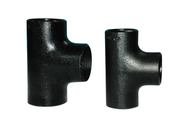 SCH 40 Eşit Boru Ek Parça Tee Karbon Çelik P235GH ASTM A234 WPB Düz