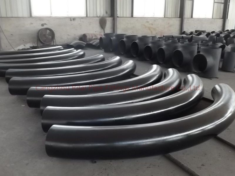 Sch 40 5D Boru Dirsekleri LR API 5L Gr. B Dikişsiz BW Paslanmaz Çelik 90 Derece Dirsek
